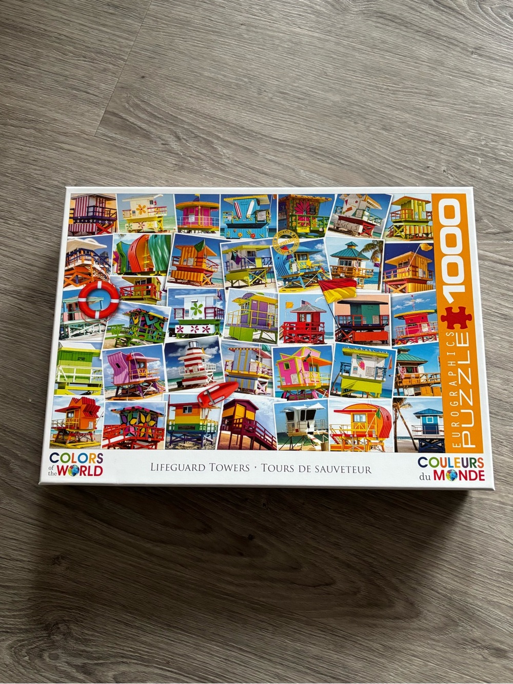 Lifeguard Towers 1000-Piece Puzzle - Eurographics